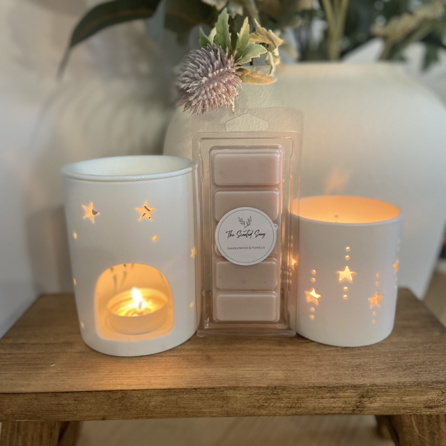 Sandlewood &amp; Vanilla - Wax Melt Snap Bar