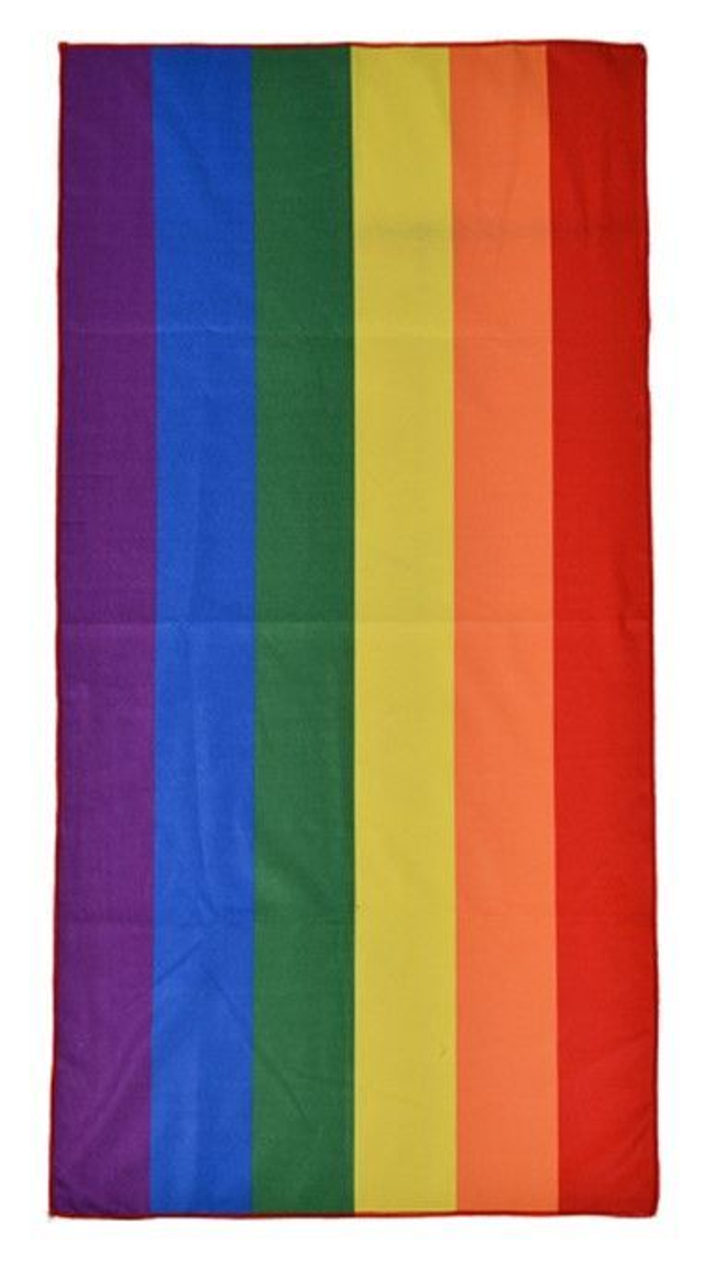 Rainbow Pride Microfiber Beach Towel