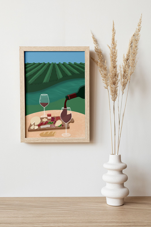 Voyage gourmand - Bordeaux Affiche