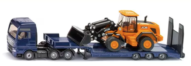 MAN mit Tieflader und JCB Trax Siku 1:87
