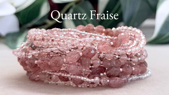 Bracelet | Quartz Fraise - Précieux