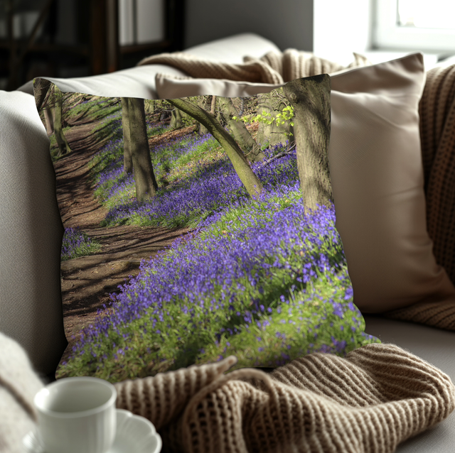 “Bluebell Woodland” Cushion 