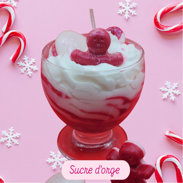 Coupe Bougie gourmande Sucre d'orge