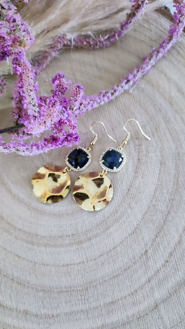 Boucles d'oreilles "Éclat" Labradorite