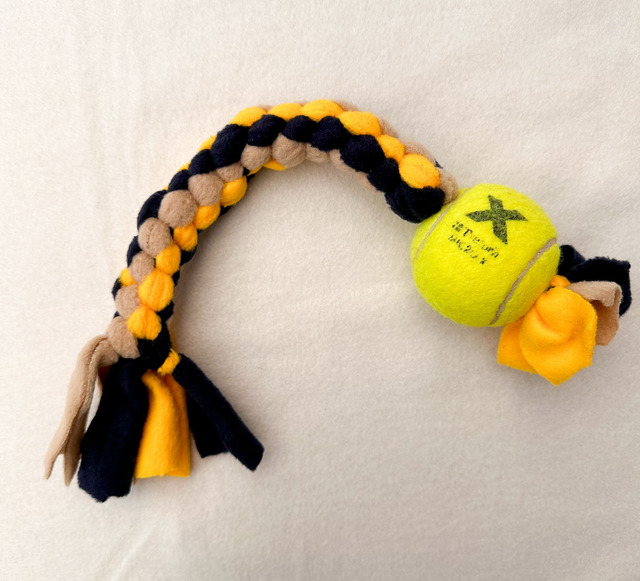 Trektouw met bal (40cm)