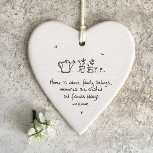 Home is where hanging heart