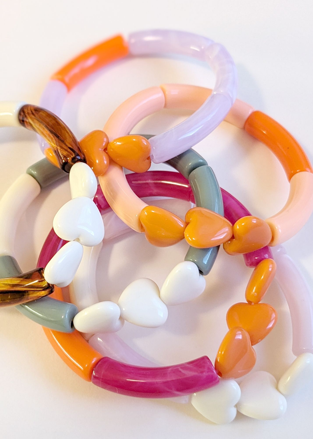 Bracelet Love latte & écaille