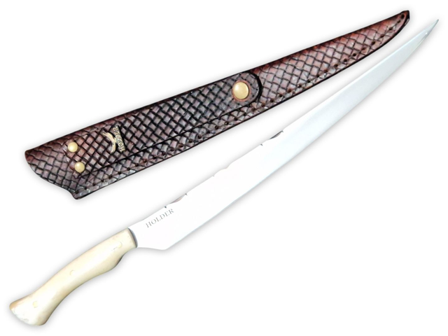 Faca Língua De Chimango 11 Pol Inox 420c Osso Bovino Bainha