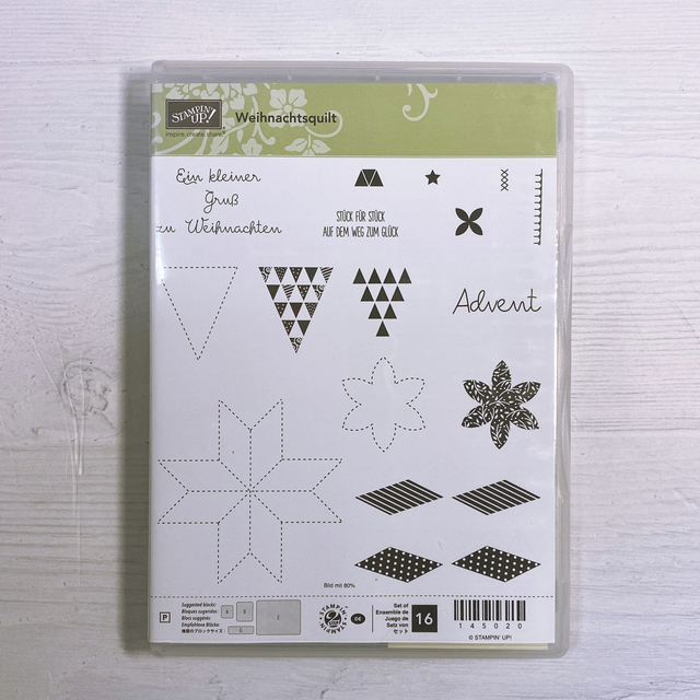 Weihnachtsquilt (PP mit Stanzformen)