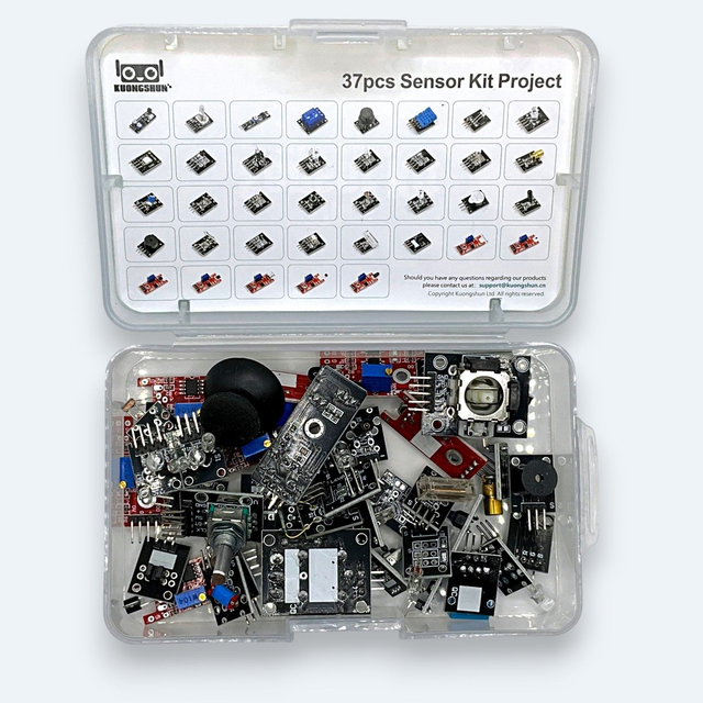 37-in-1 Sensor-Modul Kit für Arduino & Raspberry Pi - Umfassendes Elektronik-Set