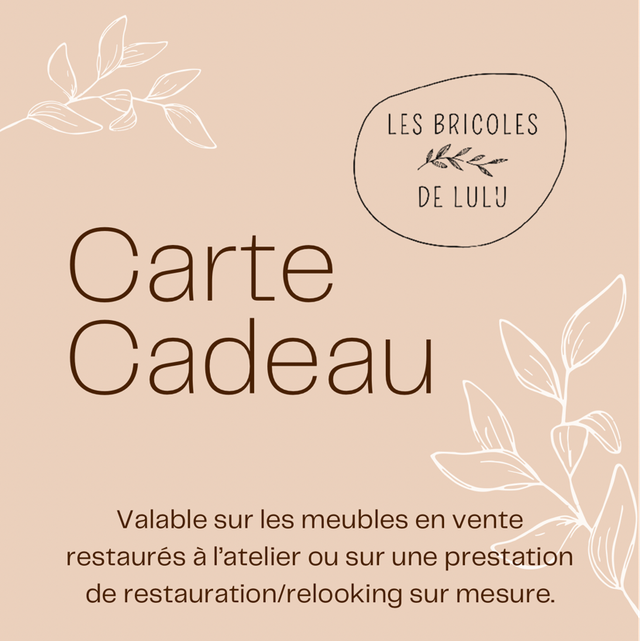 Carte cadeau (à partir de 10€)
