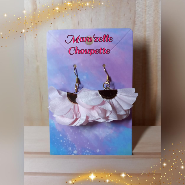 Boucles d'oreilles fleurs 