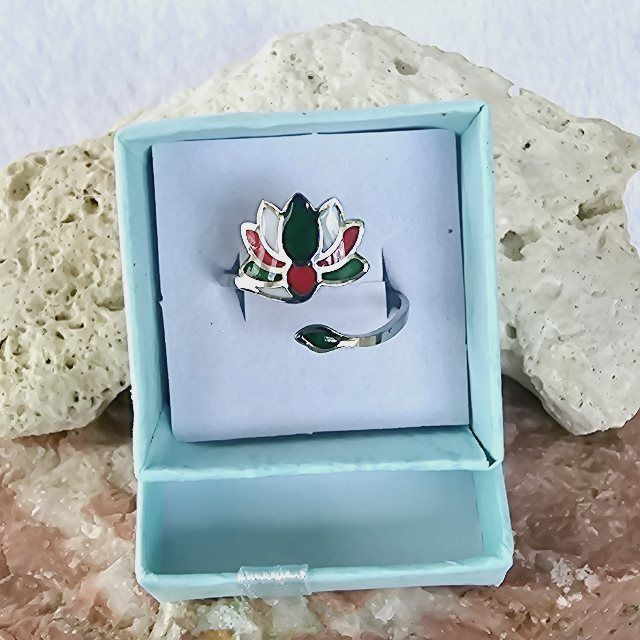 Bague  fleur de lotus