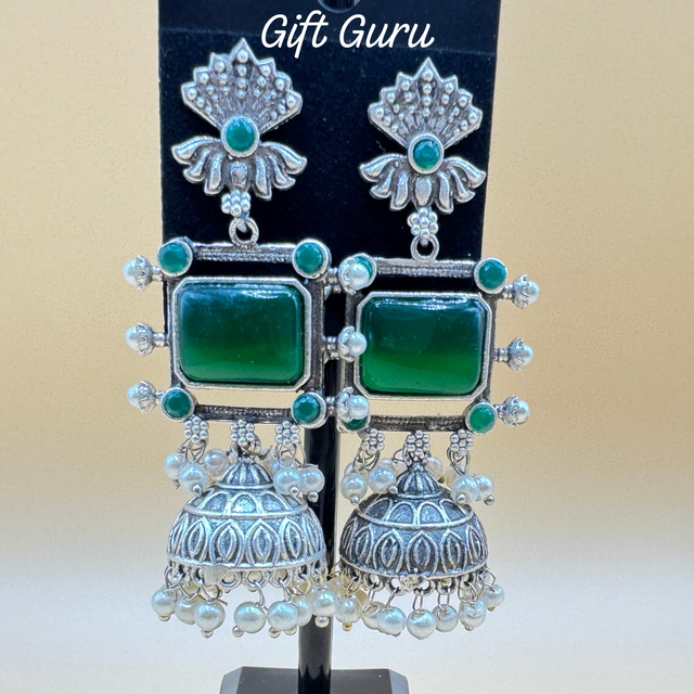 Oxidised Ear rings 