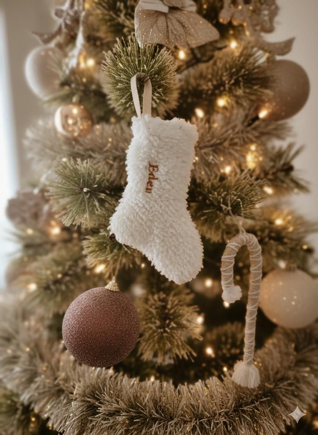 Ornement chaussettes de Noël 