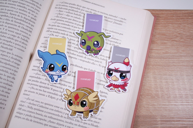 Digimon 02 - Marcapáginas/Bookmarks