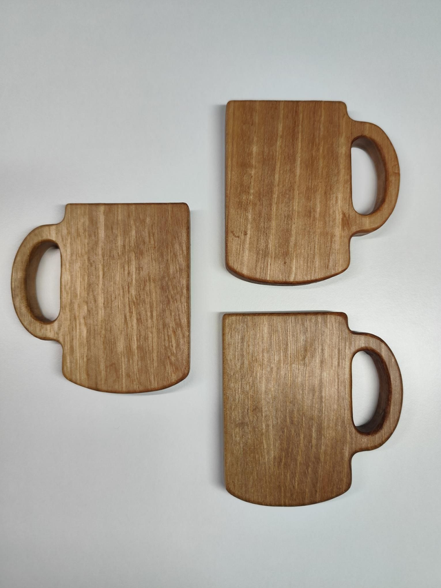 Décapsuleur chope de bière noyer