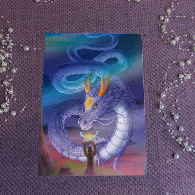 Print Sky Dragons Blessing (Postcard, A5, A4)