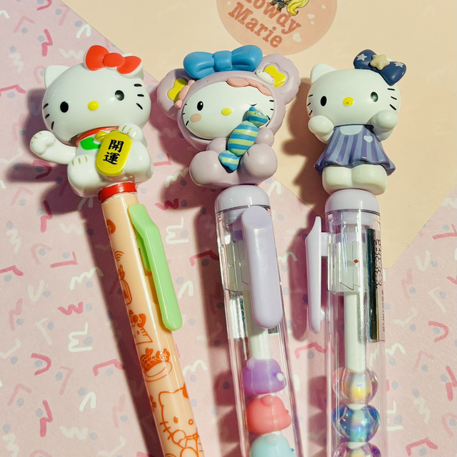 Hello Kitty Fancy shaker pens 3 designs choose from 1-3