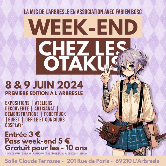 PASS WEEK-END -  week-end chez les Otakus