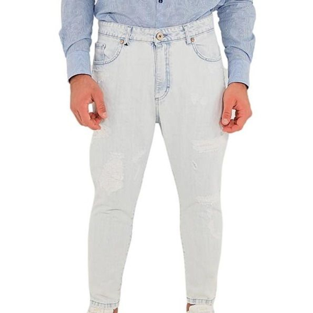 B33466M8 - BERNA JEANS 5 TASCHE STRAPPATO