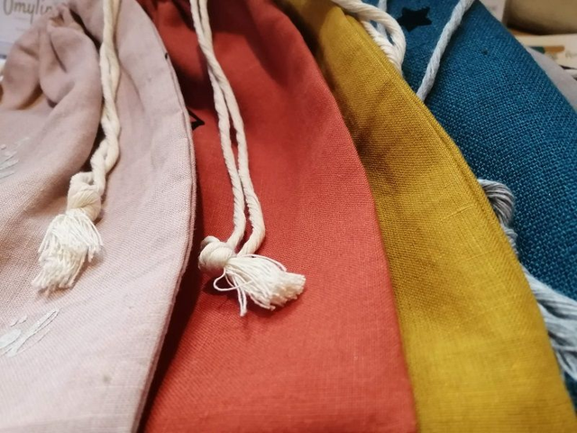 pochon 20x25 en lin français