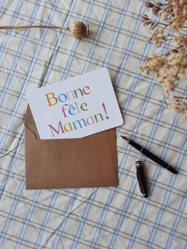 Carte Bonne fête Maman !