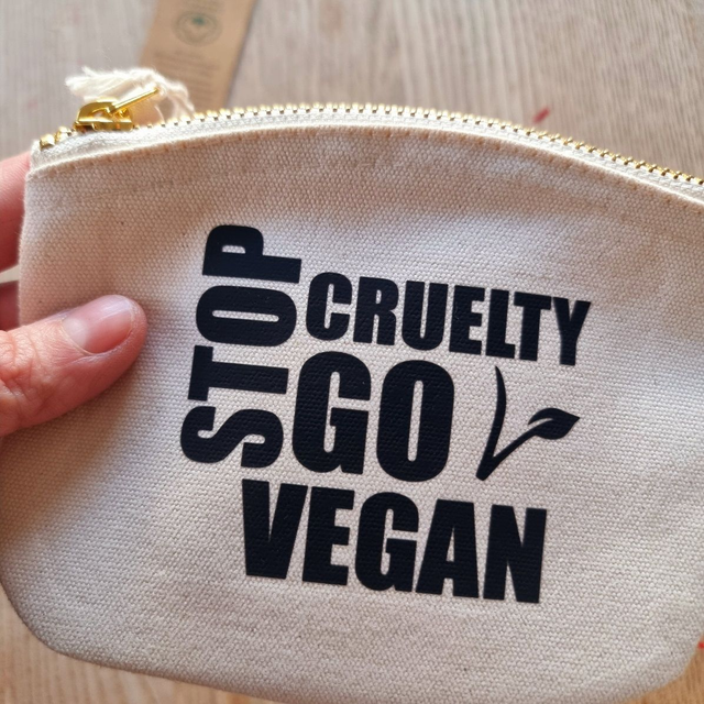 'Stop Cruelty, Go Vegan' Purse