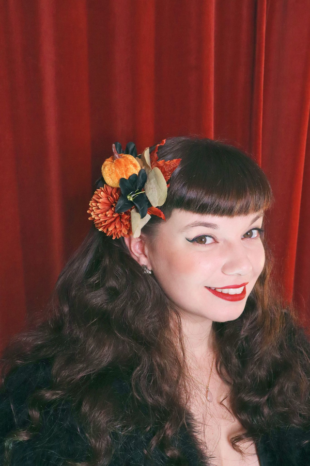 Hair flowers • M • Pumpkin Juice