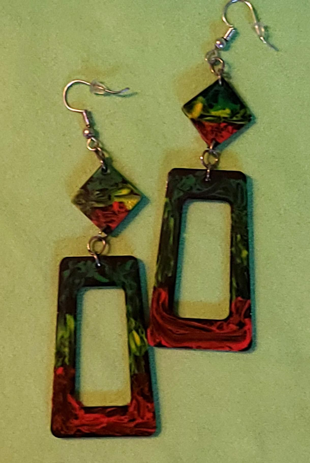 Boucles d'oreilles pendante 