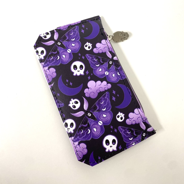 Purple Skulls Purse  