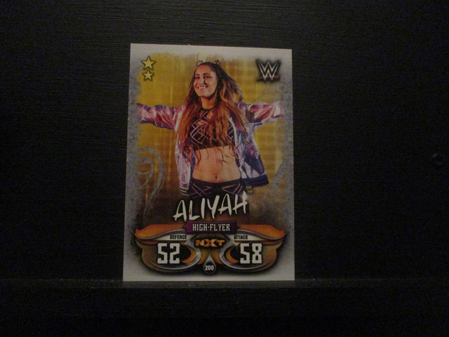 Aliyah - NXT Slam Attax Live Original Trading Card #200