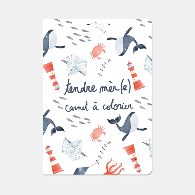 Carnet de coloriage "Tendre Mère"