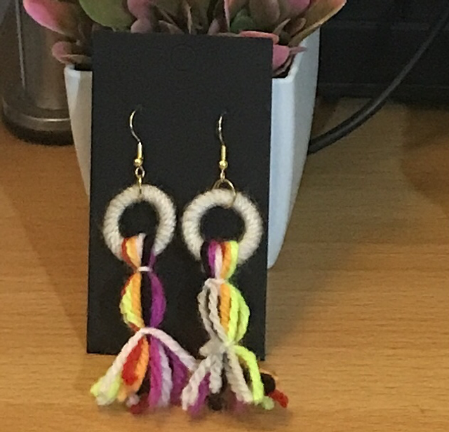 Mixed Fabric Earrings - MFE04