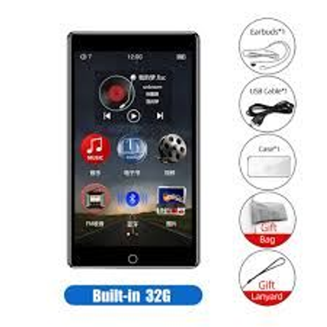 Mp3 Mp4 Player Ruizu H1 8gb Bluetooth Touch Rádio FM Video