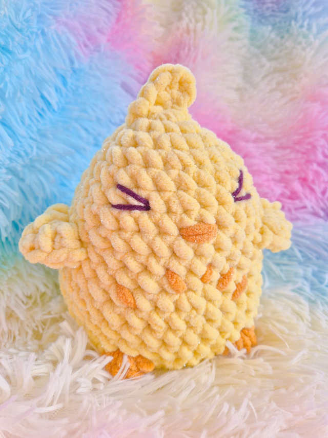 Poussin Glouton - Peluche crochet