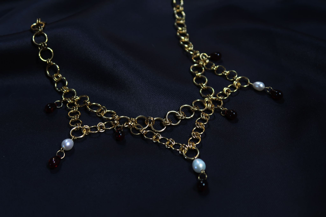 Collier Némésis Or Rouge