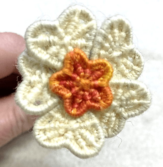 Dorset Button Jewellery Kit - Primrose Brooch