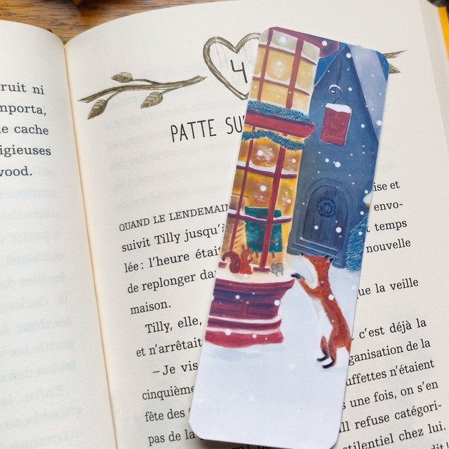 La boutique de Noël - marque page