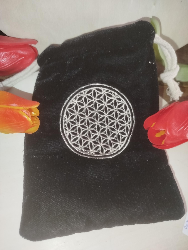 🌙 Pochette &quot;Fleur de Vie&quot; – Tarot &amp; Oracles