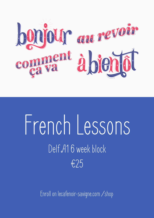 French Lessons A1 (Thursday 2:00pm)