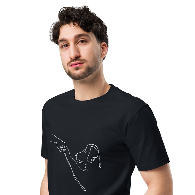 T-shirt premium unisex dog batti 5