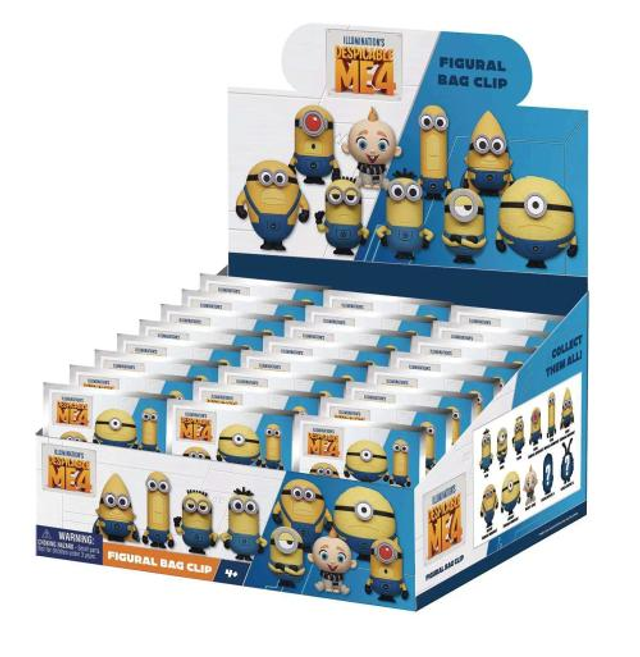 Minions -Cattivissimo Me 4- 3D Foam Bag Clip 🍌😜