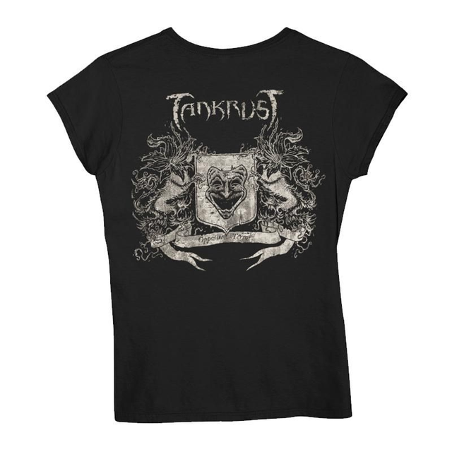 TANKRUST / T-SHIRT OPPOSITE TERROR BLACK (woman&#039;s cut)