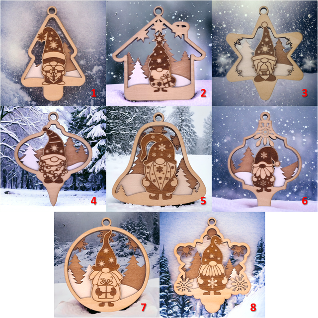 Boules de noël gnome