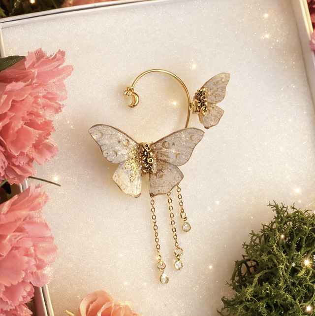 Tour d’oreille, lune d’or style 2