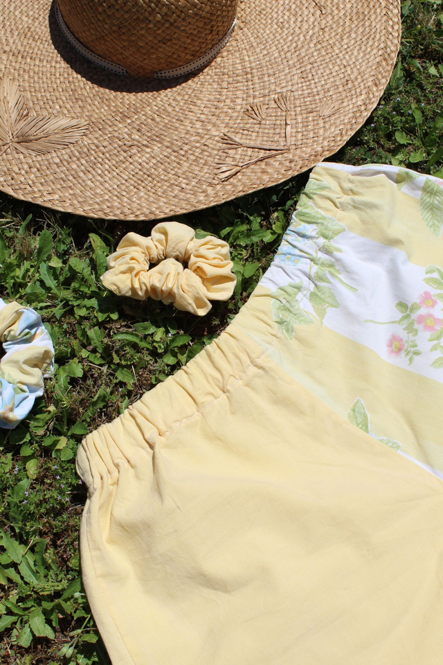 Short bicolore jaune - Taille 1