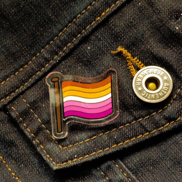 Lesbian - Flag - Pin - [PIN-LBN-F]