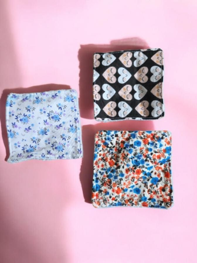 Lingettes Démaquillantes Lavables en Tissu — Lingettes Écologiques &amp; Réutilisables