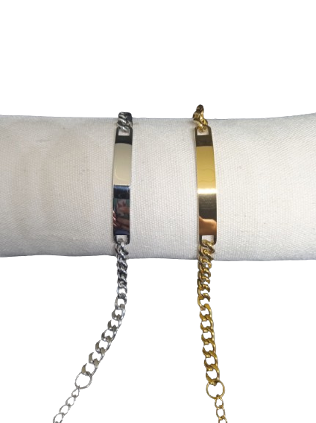 GROSSE GOURMETTE EN ACIER NOXYDABLE